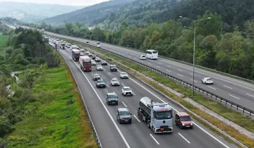 Bayram dönüşü alarmı! O yola ağır araç girişi yasaklandı