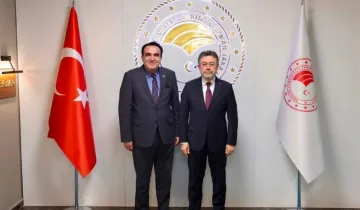KAS-DER Başkanı Sezer’den Bakan Yumaklı’ya hemşehri ziyareti