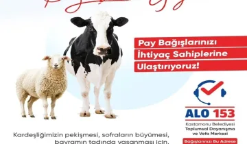 Kastamonu Belediyesi, kurban payı dağıtacak