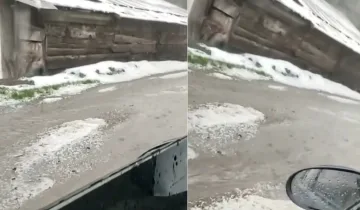 Kastamonu’da aniden bastırdı! Dolu yağışı şaşkına çevirdi