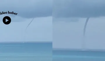 Kastamonu’da denizde hortum paniği: O anlar kamerada