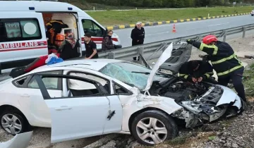 Kastamonu’da feci kaza: Ekipler bölgeye sevk edildi