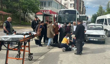 Kastamonu’da feci kaza! Karşıya geçen kadına otomobil çarptı
