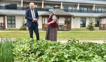 Kastamonu’da huzurevinde fideler umuda dönüştü