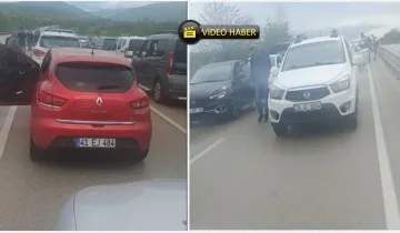 Kastamonu'da Kurban Bayramı trafiği: D100'de trafik kilitlendi!