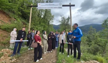 Kastamonu’da tarih yolculuğu: Üniversiteliler İstiklal Yolu’nda yürüdü