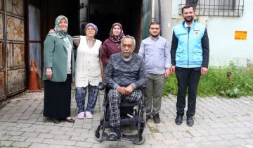 Kastamonu’da yatağa bağımlı vatandaşa umut oldular