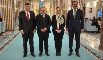 Kastamonu'nun ilçe kaymakamlarından meclis ziyareti
