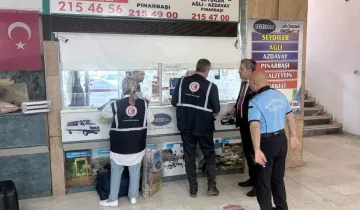 Kastamonu terminalinde bayram denetimi
