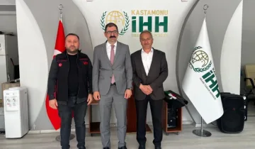 Taşköprü’de anlamlı ziyaret: Kaymakam Demirdağ İHH ile bir araya geldi