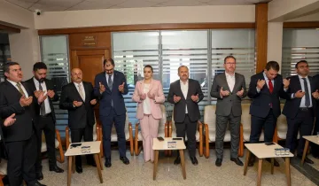 Taşköprü’de Belediyesinde bayramlaşma yoğun katılımla gerçekleşti