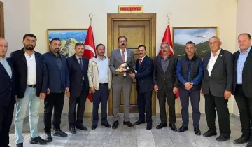 Taşköprü’de muhtarlardan Kaymakam Demirdağ’a ziyaret