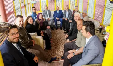 Taşköprü’de Şehit İlker Narin'in ailesine bayram ziyareti