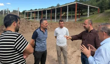 Tosya güreş sahası modern yüzüne kavuşuyor: Çalışmalar hızla ilerliyor