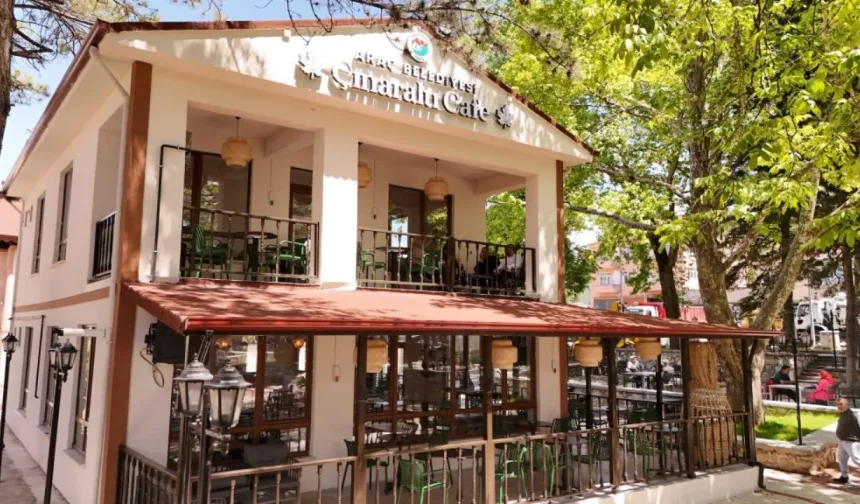Araç’ta sosyal yaşama yeni soluk: Çınaraltı cafe açılıyor