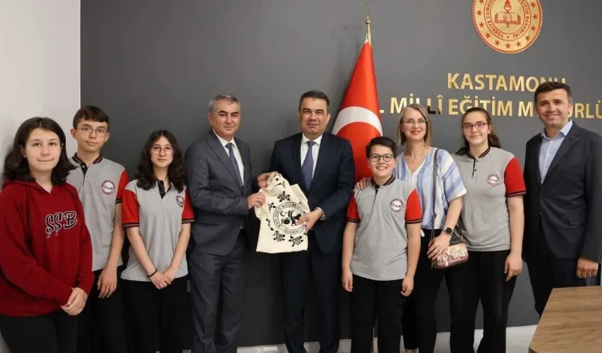 Avrupa deneyimiyle döndüler: Kastamonu İl Müdürü Gümüş’e ziyaret