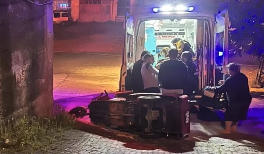 Feci Kaza: Sürücüsü ağır yaralandı