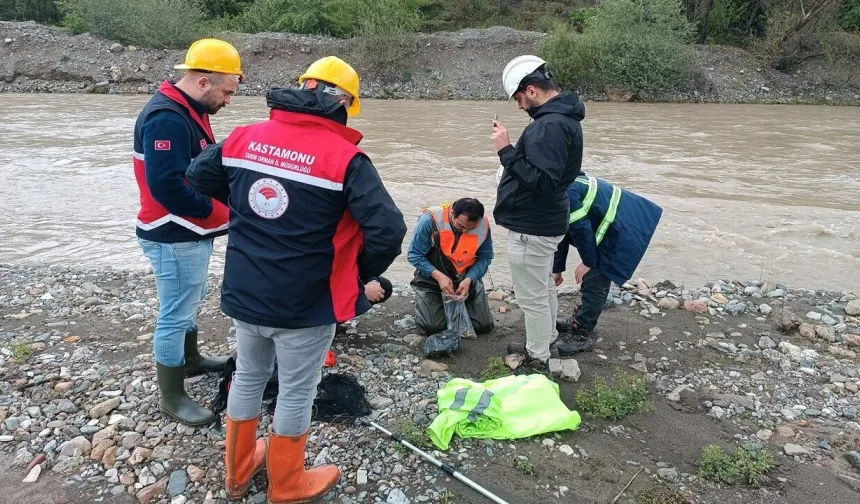 Hanönü’ndeki Bakır Madeni sahasında inceleme