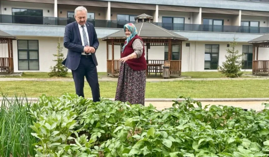 Kastamonu’da huzurevinde fideler umuda dönüştü