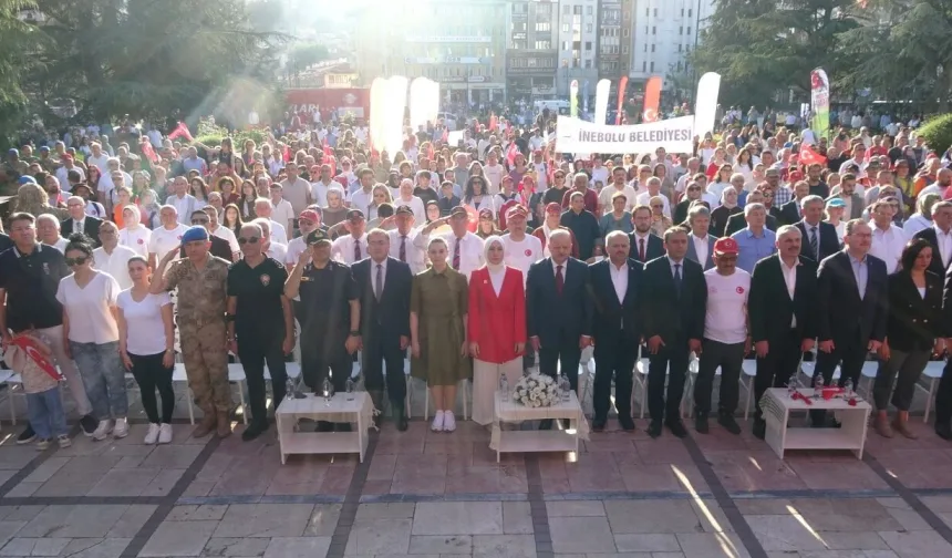 Kastamonu’da İstiklal Yolu yürüyüşü coşkuyla sona erdi