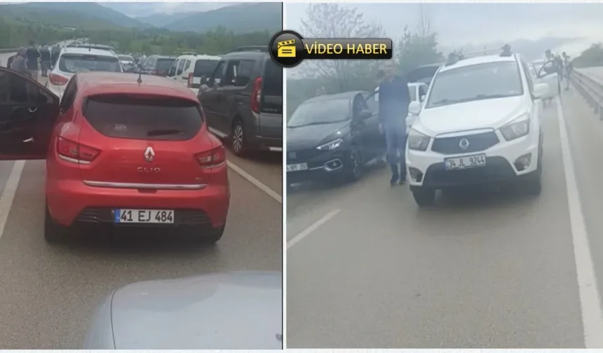 Kastamonu'da Kurban Bayramı trafiği: D100'de trafik kilitlendi!