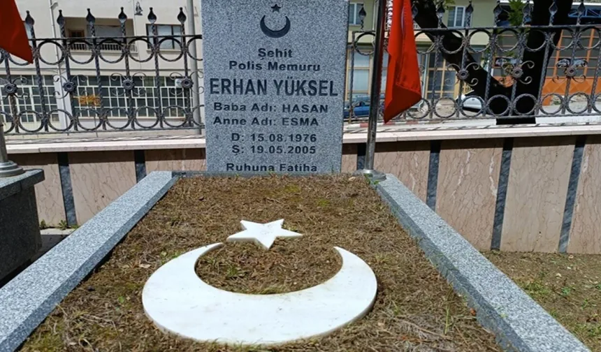 Kastamonu'da Şehit Polis Erhan Yüksel dualarla anıldı