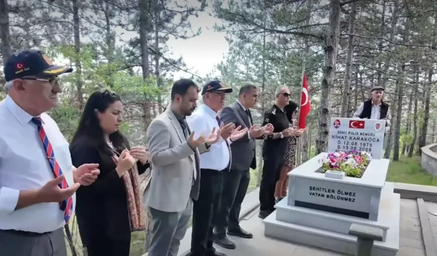 Kastamonu’da Şehit Polis Memuru Nihat Karakoca dualarla anıldı