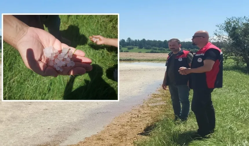 Kastamonu’da şiddetli dolu yağışı: Tarım arazilerinde hasar büyük