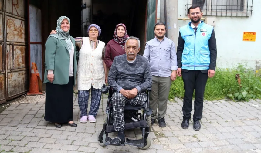 Kastamonu’da yatağa bağımlı vatandaşa umut oldular