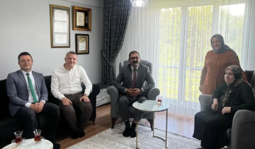 Kaymakam Demirdağ’dan şehit ailesine kurban bayramı ziyareti