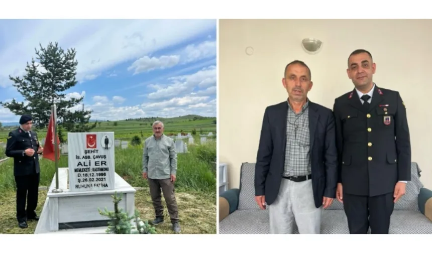Taşköprü’de anlamlı bayram ziyareti: Şehit aileleri ve gaziler unutulmadı