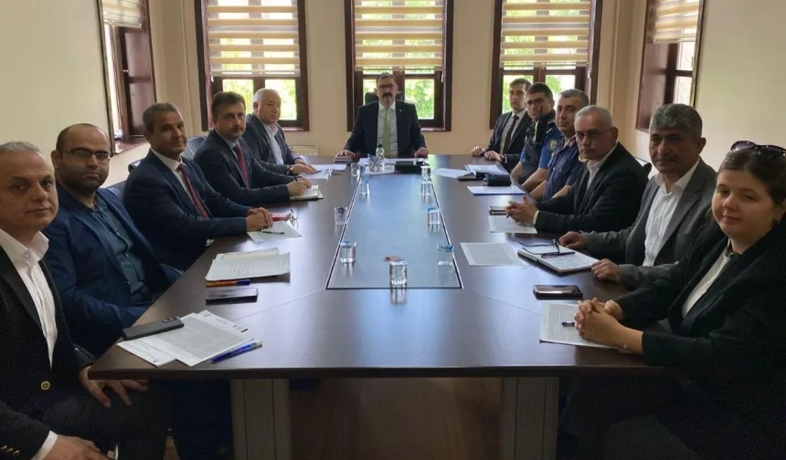 Taşköprü’de okul güvenliği için kapsamlı toplantı yapıldı