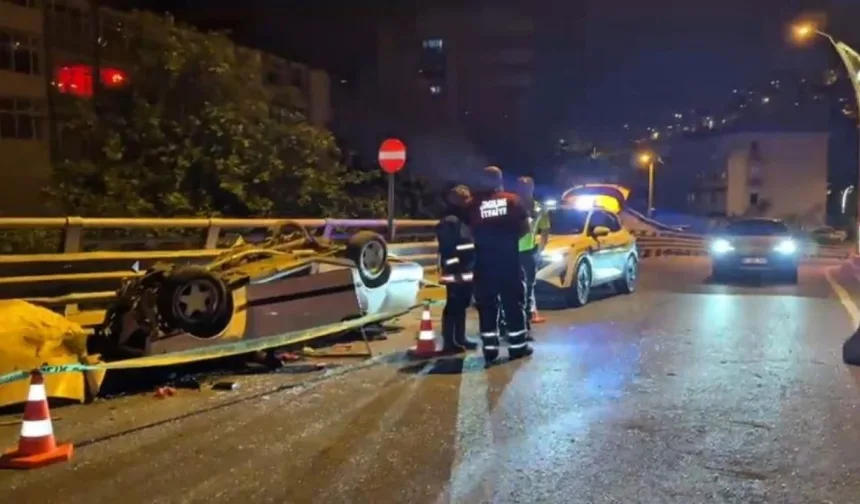 Tünel çıkışında can pazarı: 19 yaşındaki sürücü ağır yaralı